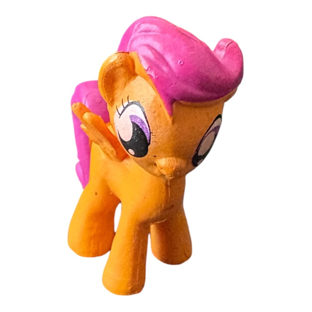 My Little Pony G3 Scootaloo Mini Figure Orange Pink Pegasus Hasbro 2" Toy - Picture 1 of 9